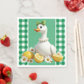 Alberne weiße Gans Serviette (Beispiel)