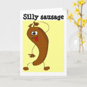 Alberne Wurst Karte (Gelbe Blume)