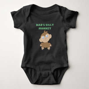 Alberner Affe - Baby Jersey Bodysuit Strampler