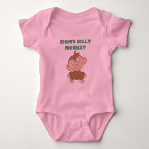 Alberner Affe - Baby Jersey Bodysuit Strampler