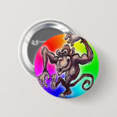 Alberner Affe Button (Vorne & Hinten)