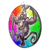 Alberner Affe Dartscheibe (Vorderseite rechts)