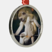 Alberner Affe Ornament Aus Metall (Rechts)