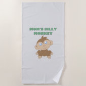 Alberner Affe - Strandtuch (Vorderseite)