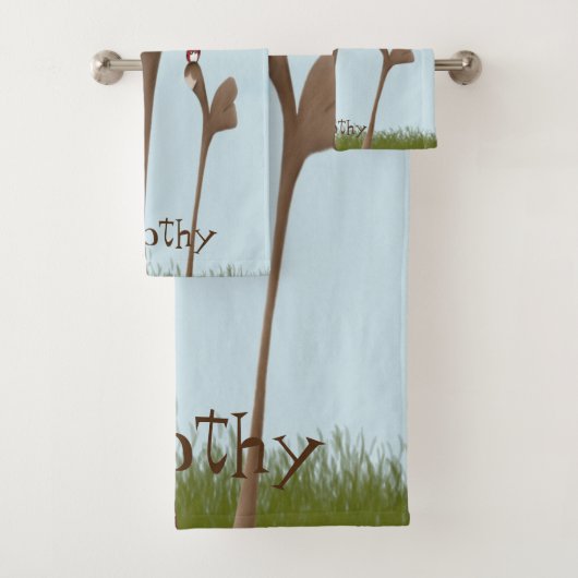 Alberner Affe und Ladybugs Badhandtuch Set (Insitu)