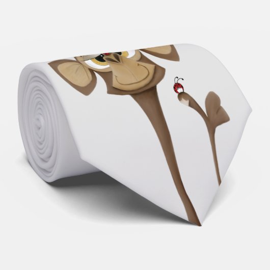 Alberner Affe und Ladybugs Krawatte (Gerollt)