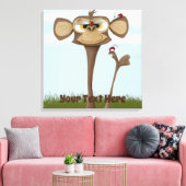 Alberner Affe und Ladybugs Leinwanddruck (Insitu (Wohnzimmer))