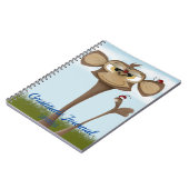 Alberner Affe und Ladybugs Notizblock (Linke Seite)