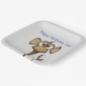 Alberner Affe und Ladybugs Pappteller (Gewinkelt)