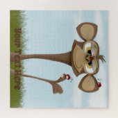 Alberner Affe und Ladybugs Puzzle (Horizontal)