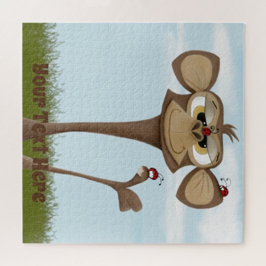 Alberner Affe und Ladybugs Puzzle (Horizontal)
