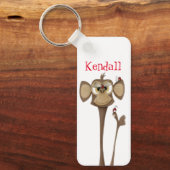 Alberner Affe und Ladybugs Schlüsselanhänger (Vorderseite)