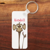 Alberner Affe und Ladybugs Schlüsselanhänger (Rückseite)