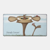 Alberner Affe und Ladybugs Schreibtischunterlage (Vorderseite)