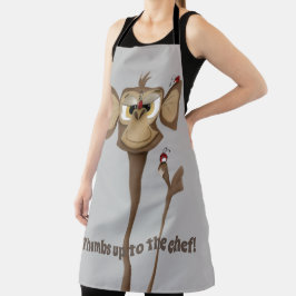 Alberner Affe und Ladybugs Schürze