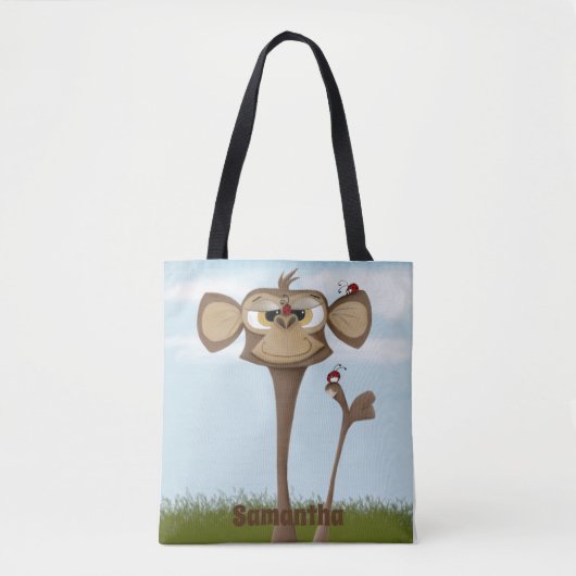 Alberner Affe und Ladybugs Tasche (Vorderseite)