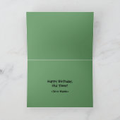 Alberner alter Cowboy-und Pferdegeburtstag Karte (Innenseite)