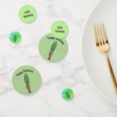 Alberner Big Green Pickle Head Man überrascht Gesi Konfetti (Gruppe)