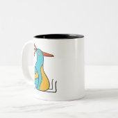Alberner Bird Zweifarbige Tasse (Vorderseite Links)