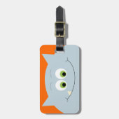 Alberner blauer Monster-Gepäck-Umbau Gepäckanhänger (Vorderseite vertikal)