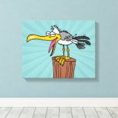 alberner Cartoon Leinwanddruck (Insitu (Holzboden))