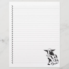 Alberner Cartoon Milchkuh Lined Pet Letterhead