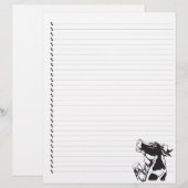 Alberner Cartoon Milchkuh Lined Pet Letterhead (Vorne/Hinten)