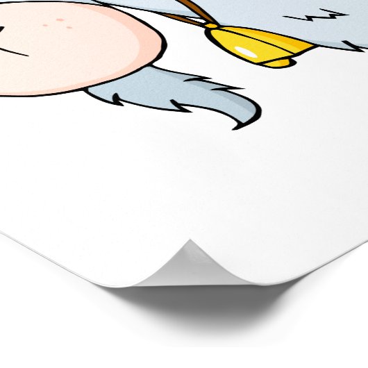 alberner Cartoon Poster (Ecke)