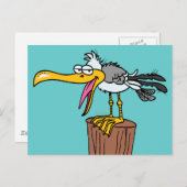 alberner Cartoon Postkarte (Vorne/Hinten)