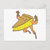 alberner Cartoon Superheld Postkarte (Vorderseite)