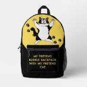 Alberner Chat-Backpack Bedruckter Rucksack (Vorderseite)