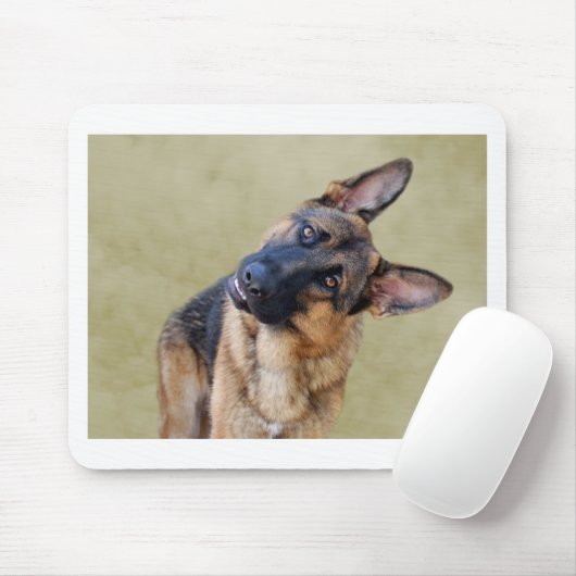 Alberner Deutscher Schäferhund Mousepad (Mit Mouse)