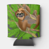 Alberner Faultier in einem Baum Dosenkühler (Rückseite)