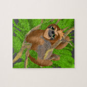 Alberner Faultier in einem Baum Puzzle (Horizontal)