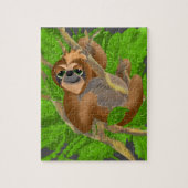 Alberner Faultier in einem Baum Puzzle (Vertikal)