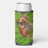 Alberner Faultier in einem Baum Selters Dosenkühler (Seltzer Vorderseite)