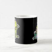 alberner Frosch Gitarre spielen Kaffeetasse (Mittel)