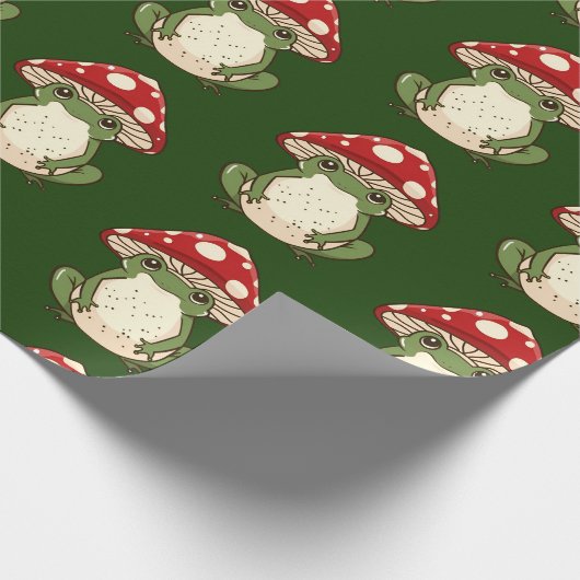 Alberner Froschfliegenpilz Geschenkpapier (Ecke)