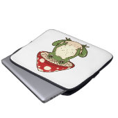 Alberner Froschfliegenpilz Laptopschutzhülle (Vorne Knopf)