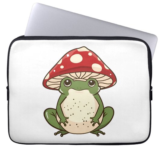 Alberner Froschfliegenpilz Laptopschutzhülle (Vorderseite)