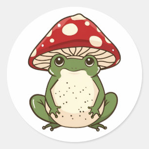 Alberner Froschfliegenpilz Runder Aufkleber