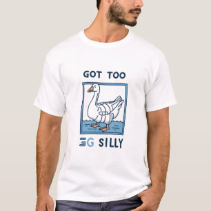 Alberner Gänseraum - Unglaublich witzig Schwarzes  T-Shirt