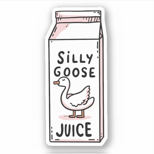 Alberner Gänssaft Aufkleber (Vorderseite)