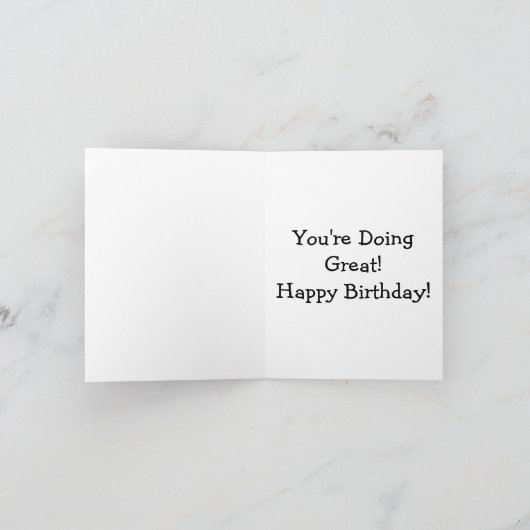 Alberner Geburtstag Karte (Innenseite)