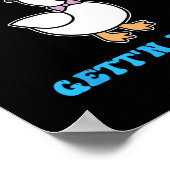 Alberner Groom Goose wird Albernes Goose-Zitat nic Poster (Ecke)