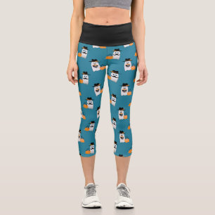 Alberner Halloween-Geist Will dein Bonbonmuster Capri Leggings