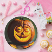 Alberner Herr Pumpkin Head Pappteller (Party)
