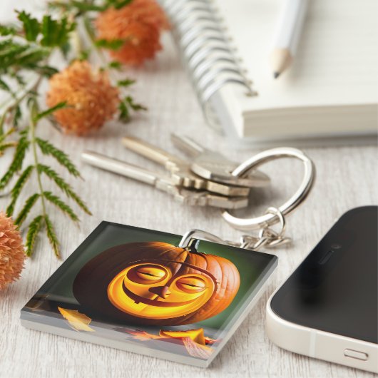 Alberner Herr Pumpkin Head Schlüsselanhänger (Vorderseite rechts)