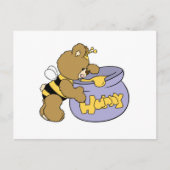 Alberner Honigbienenbär Postkarte (Vorderseite)