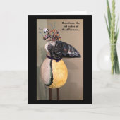 Alberner Hut, der Sie heute lächeln lässt Karte (Vorderseite)